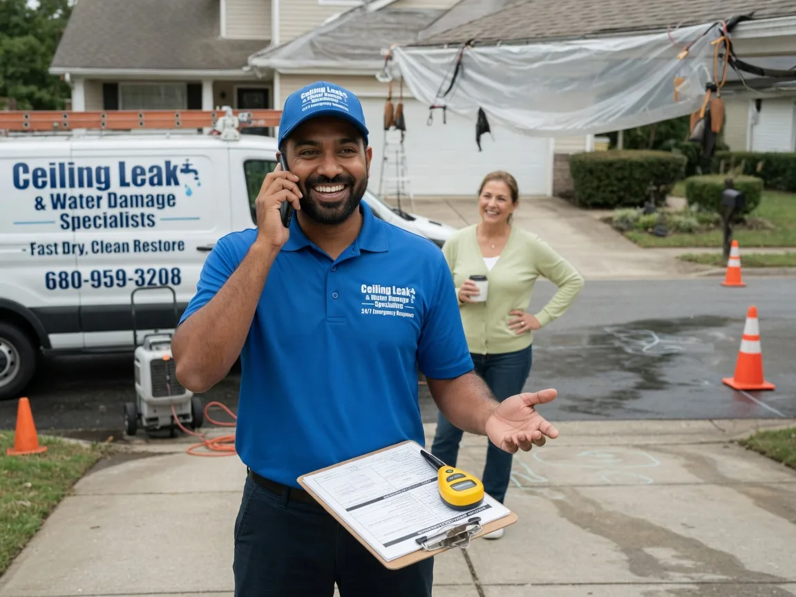 Ceiling Leak Cleanup Low Moor, VA FAQs